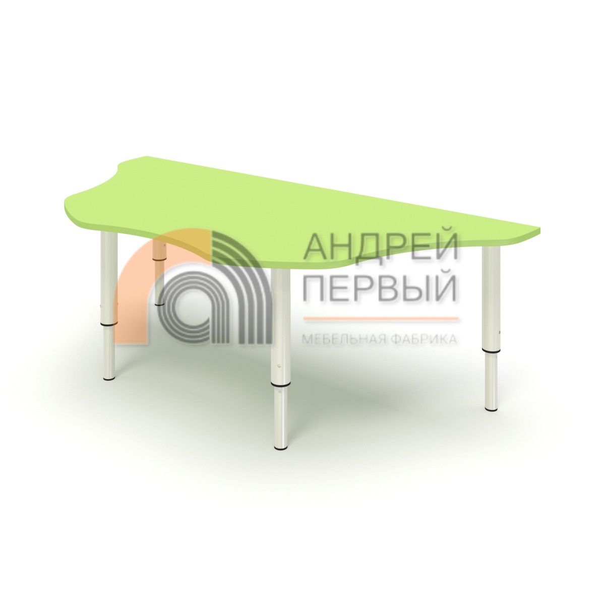 Стол "Полуцветок" на регулируемых ножках МДФ цвет