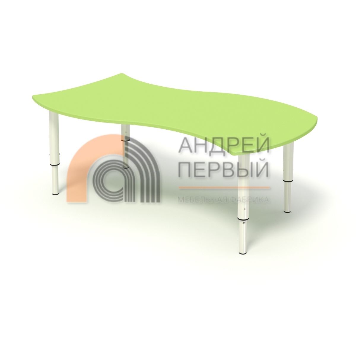 Стол "Волна" на регулируемых ножках ЛДСП цвет